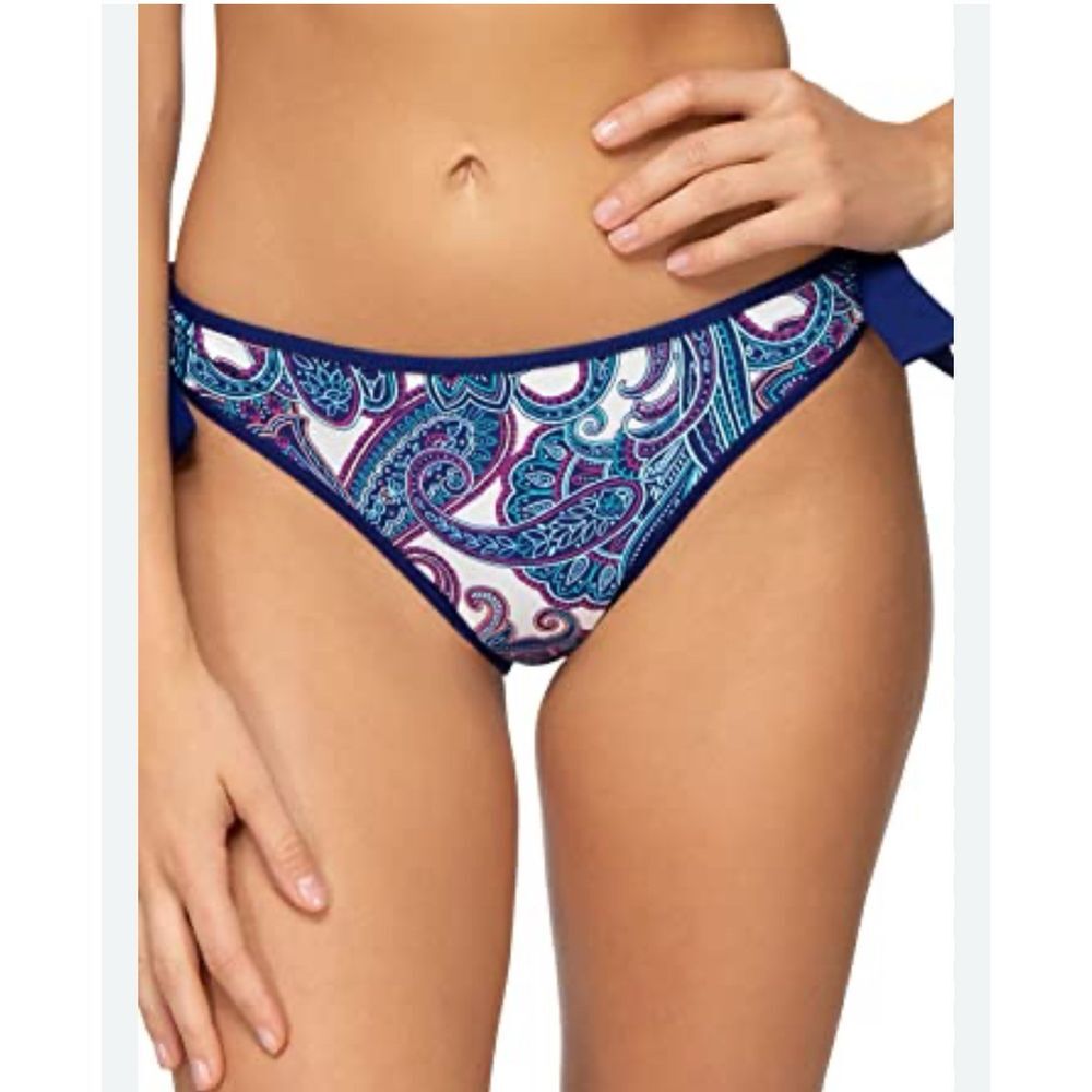 Sunsets Women's Lula Reversible Hipster Regatta Paisley‎ Size Medium NWT Blue
